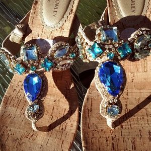 Cynthia Rowley New York Rhinestone Sandals